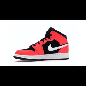 AIR JORDAN 1 MID BG 'INFRARED 23'